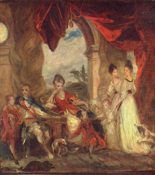 Portrat des Vierten Herzogs von Marlborough und seiner Familie, Sir Joshua Reynolds